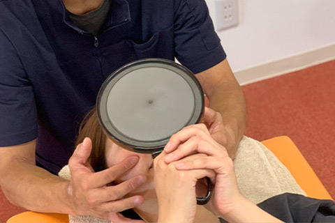 お顔のチェック（検査）